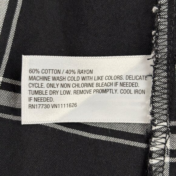 Isabel by Ingrid and Isabel Button Down Checked Long Sleeve Shirt Women's S - Picture 7 of 13